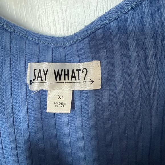 Say What Blue Strappy Midi Dress - Picture 9 of 9